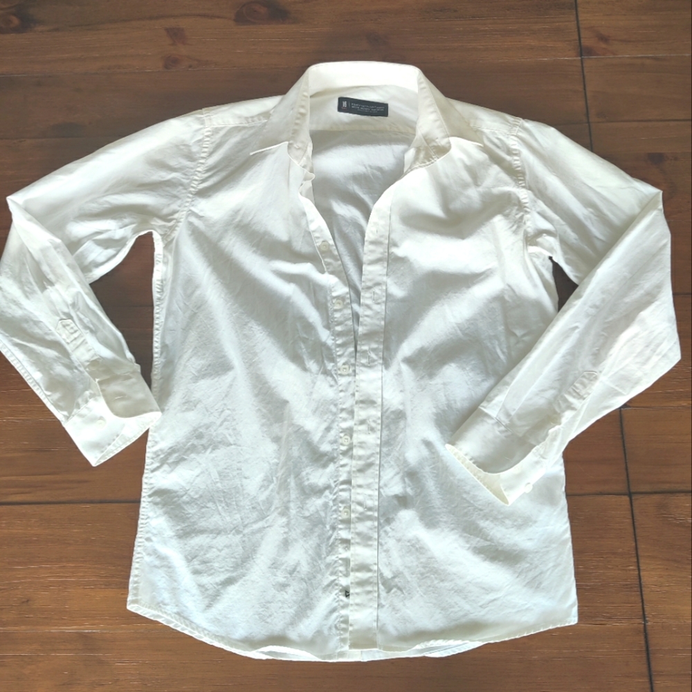 Men's Dress Shirt - White - Size 16 Slim Fit
